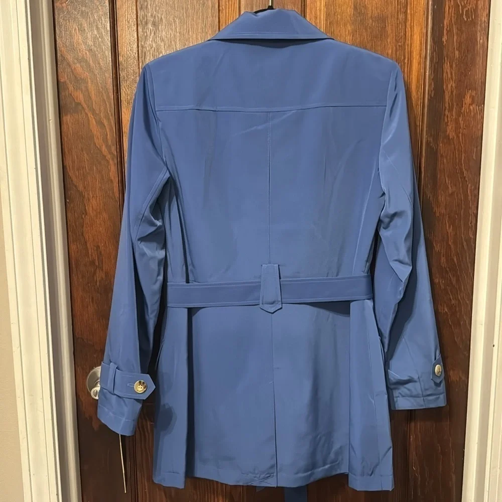 Fleet Street Water Repellent Belted Jacket / Coat Size S  NWT